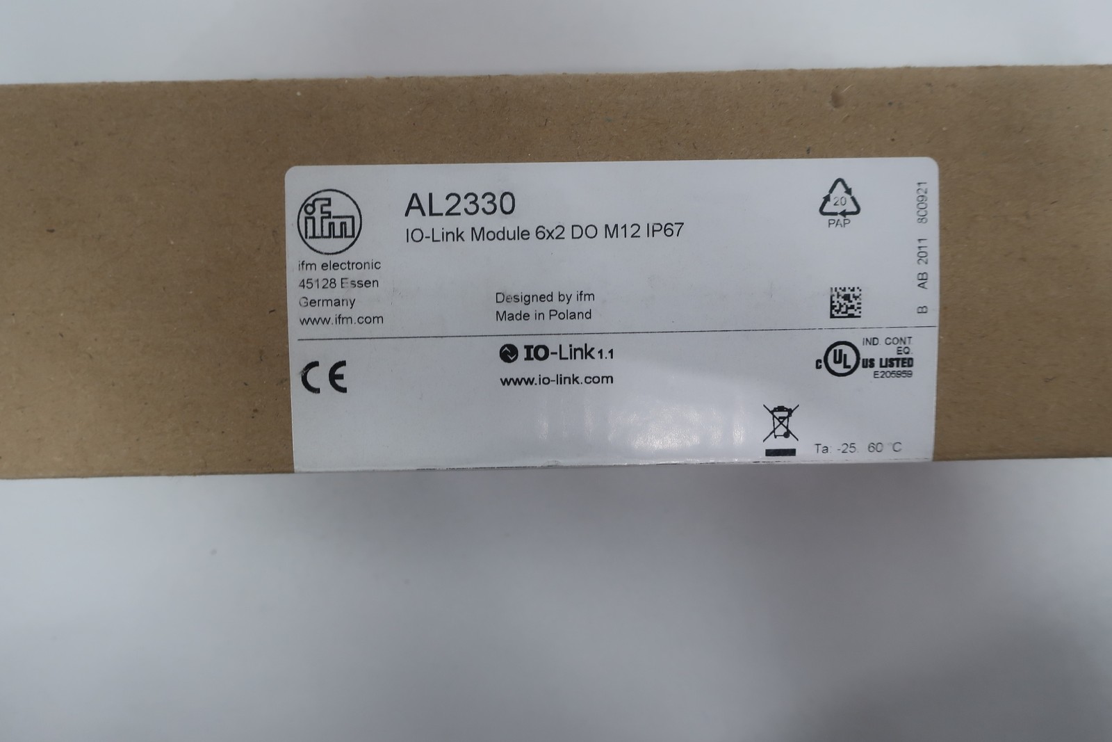 Ifm AL2330 Io-link 12-point Digital Output Module