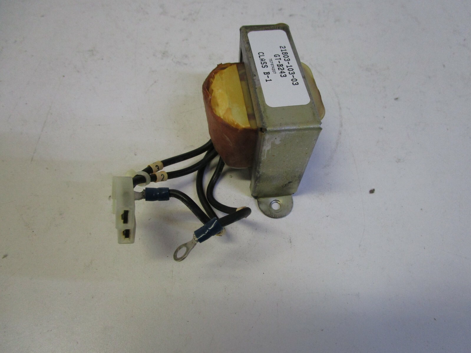 UNKNOWN SUPPLIER 21803-103-03 / GT-B243 CLASS B-1 TRANSFORMER – USED – FREE SHIP