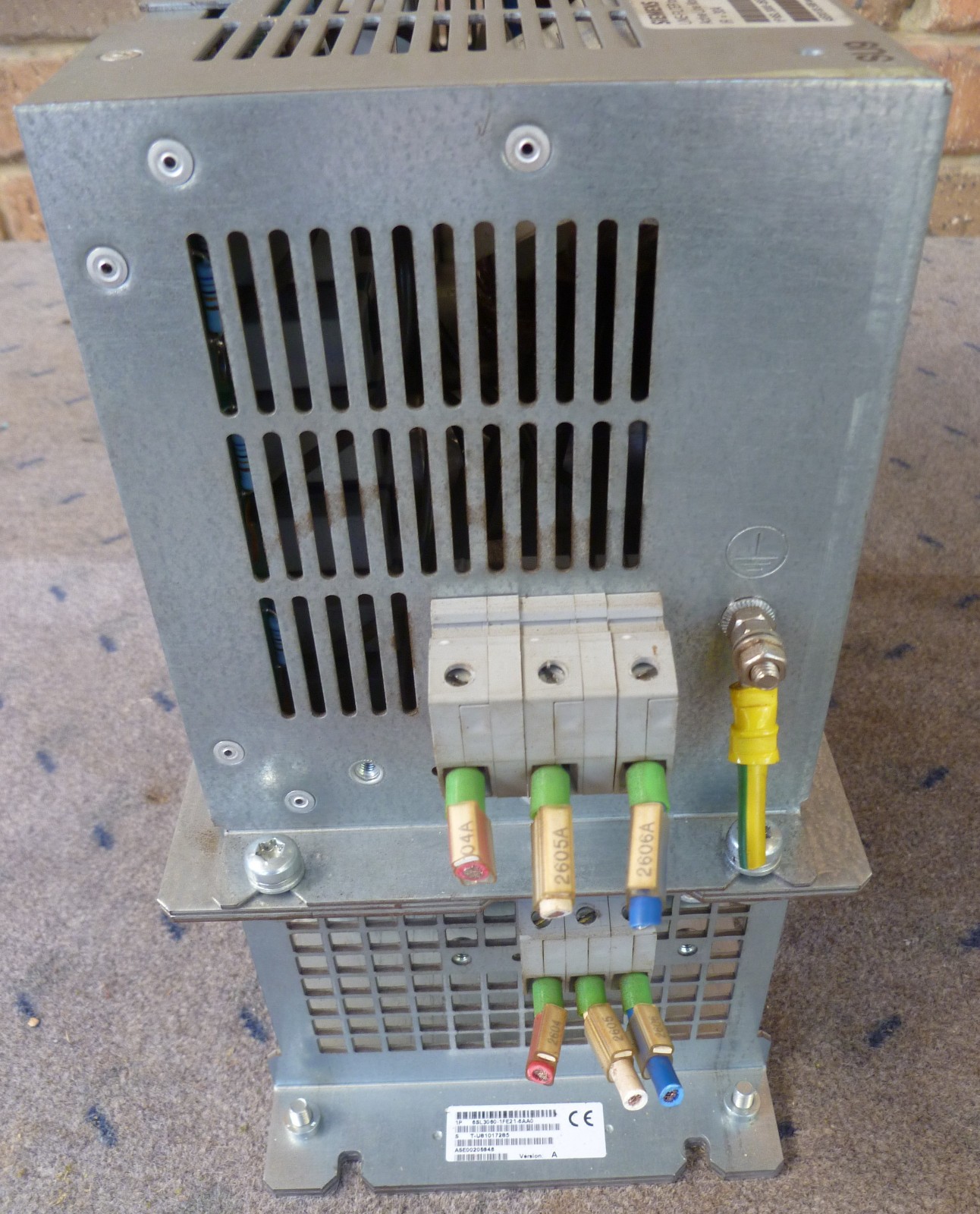 Siemens 6SL3060-1FE21-6AA0 SINAMICS adapter set for 16 kW Active Line Module lin
