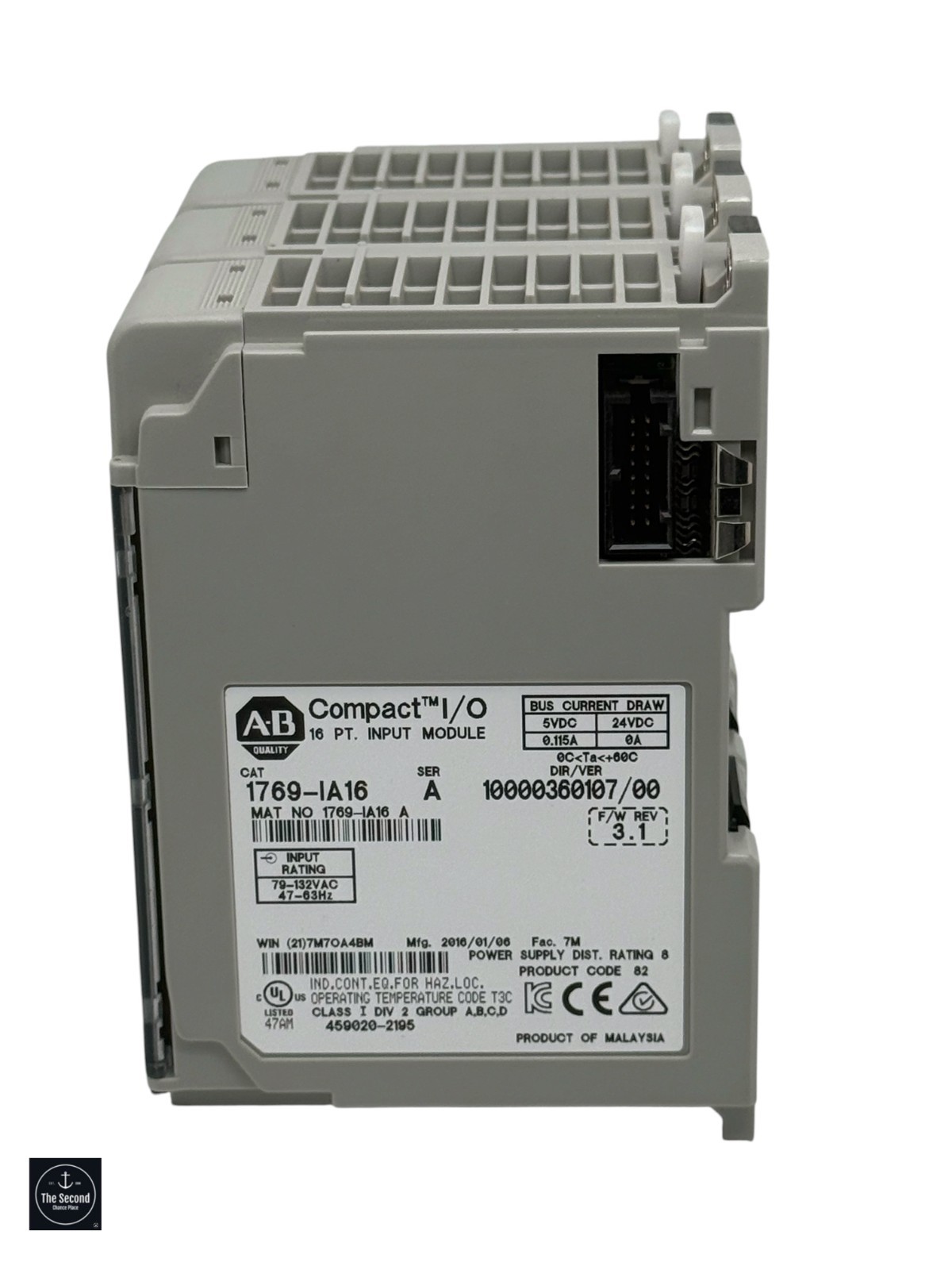 LOT OF 3 Allen Bradley 1769-IA16 Compactlogix I/o Input Module Ser A
