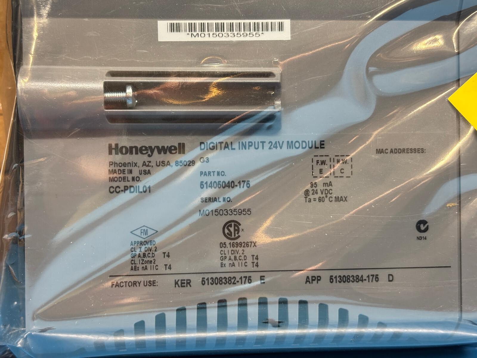 Honeywell CC-PDIL01 Digital Input 24V Module 51405040-176 – NEW
