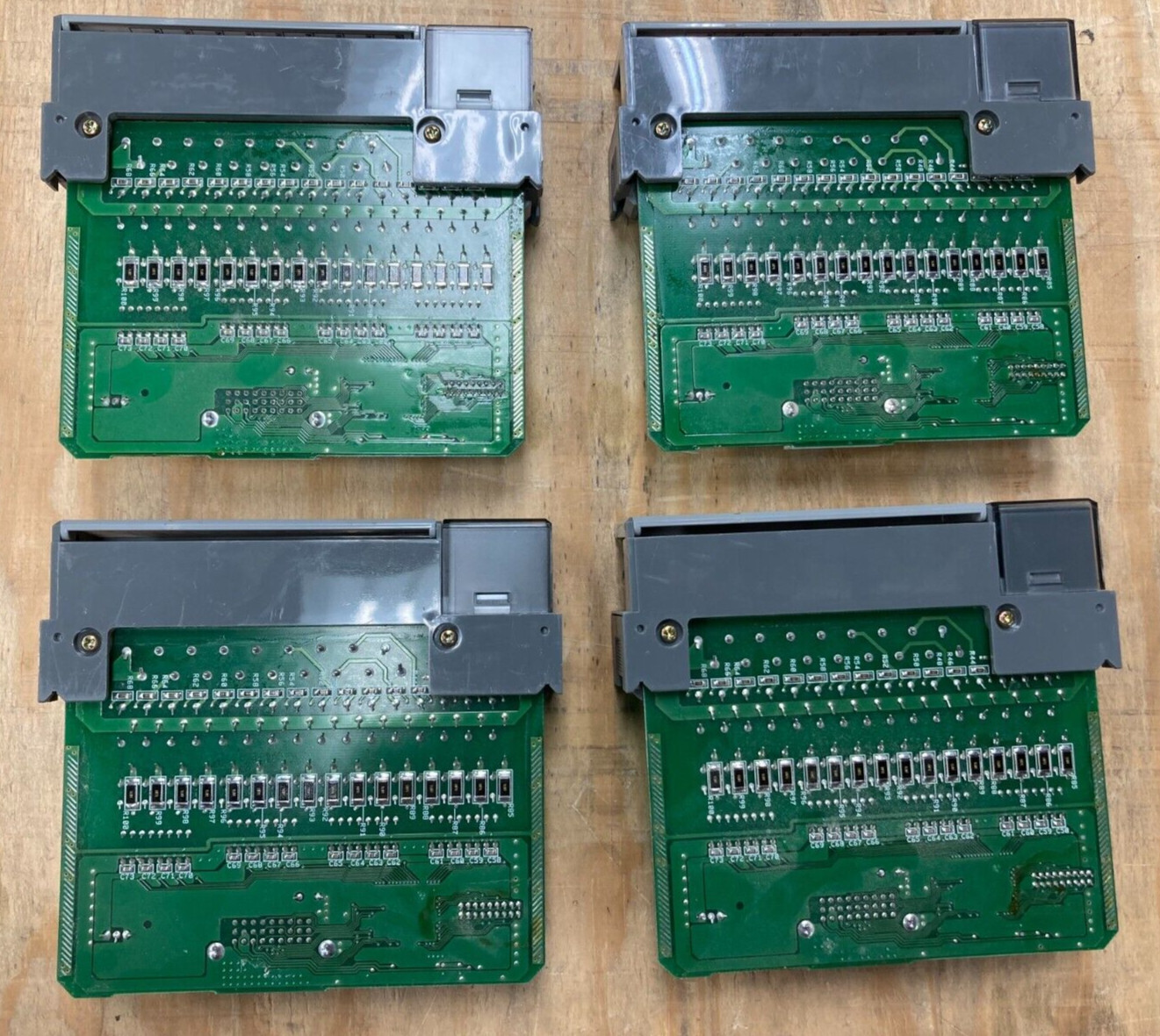 Qty 4 Allen Bradley 1746-IA16 Series D mfg date 1004 Input Module – Lot of 4