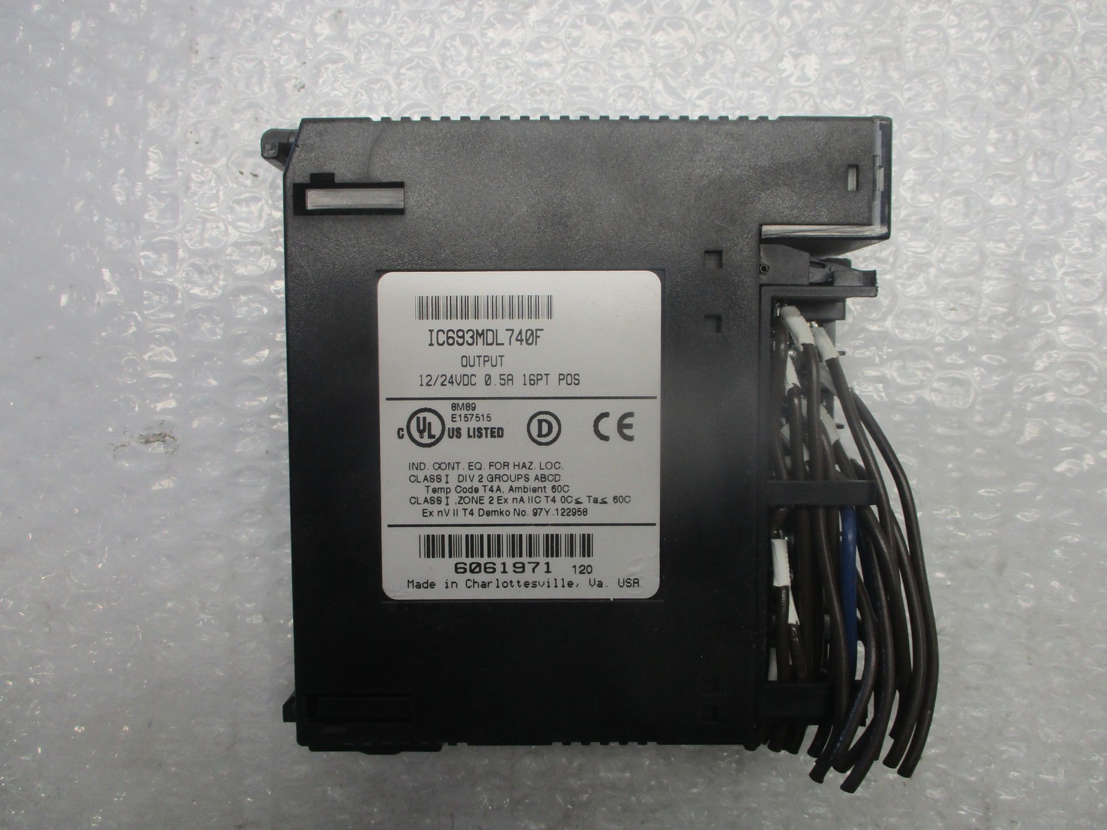 INDUSTRIAL SPARE IC693MDL740F OUTPUT MODULE (AS PICTURED) UNMP