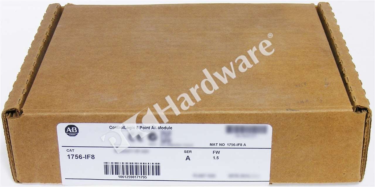 Open Pre-owned Allen Bradley 1756-IF8 /A ControlLogix 8-Ch Analog Input Module