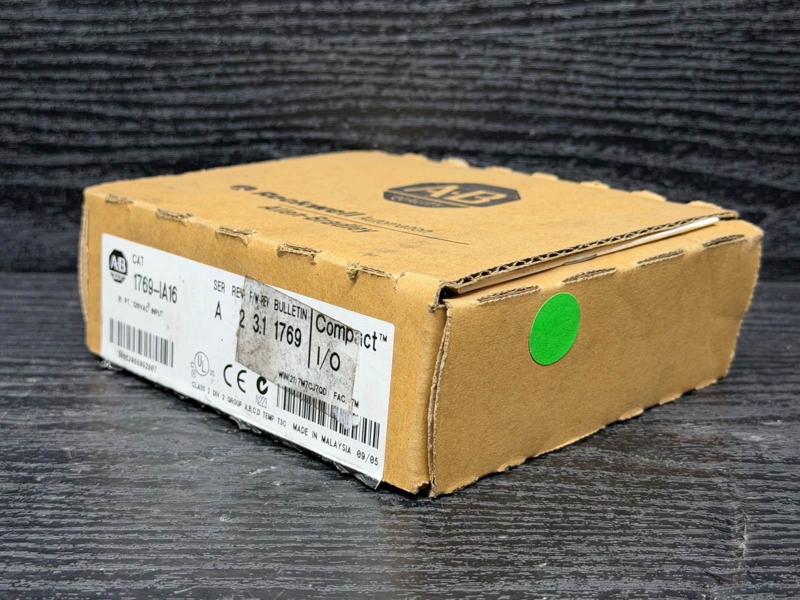 Surplus Open Allen Bradley 1769-IA16 1A16 A 3.1 CompactLogix Input Module Older