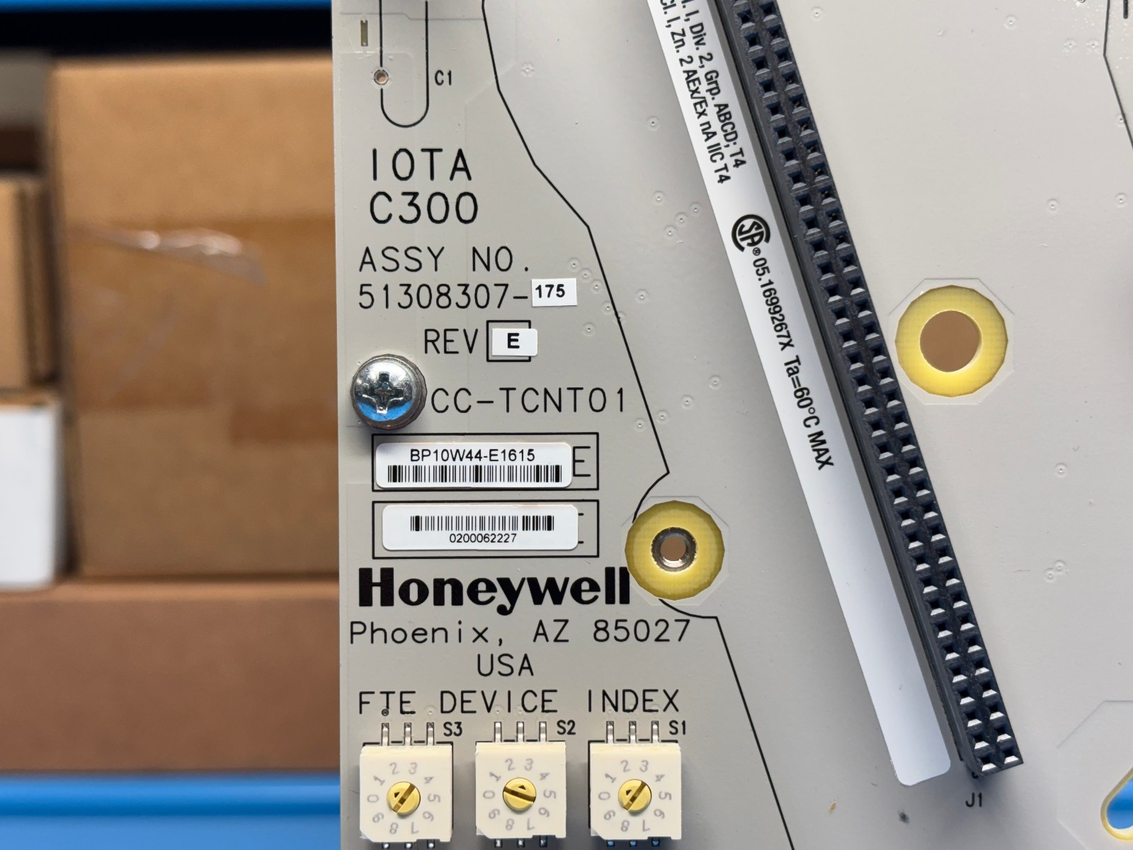 Honeywell CC-TCNT01 Base for Controller Card Module