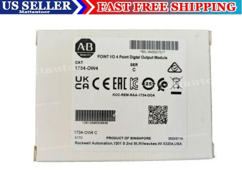 New Sealed Allen-Bradley 1734-OW4 AB Point I/O 4 Point Digital Output Module US