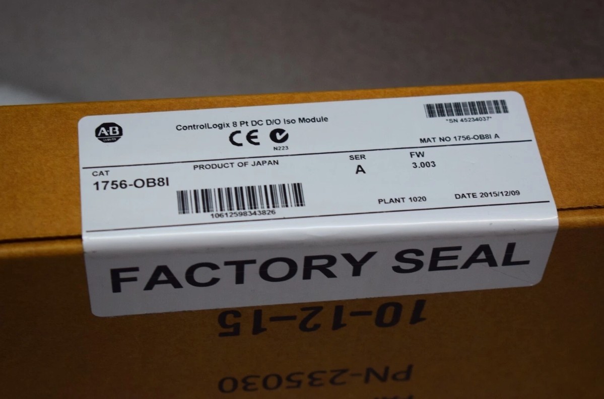 New Factory Sealed Unbrand 1756-OB8I ControlLogix 8 Pt DC D/O Iso Module