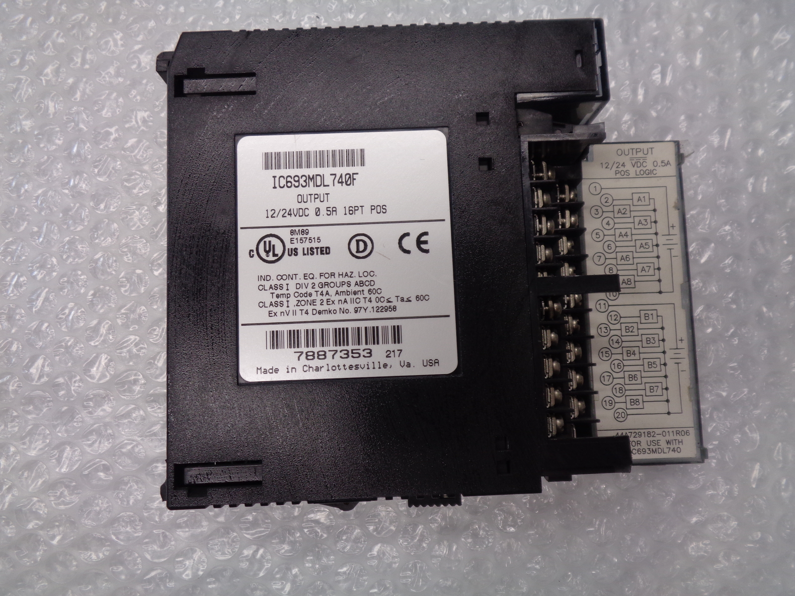 INDUSTRIAL SPARE IC693MDL740F OUTPUT MODULE UNMP