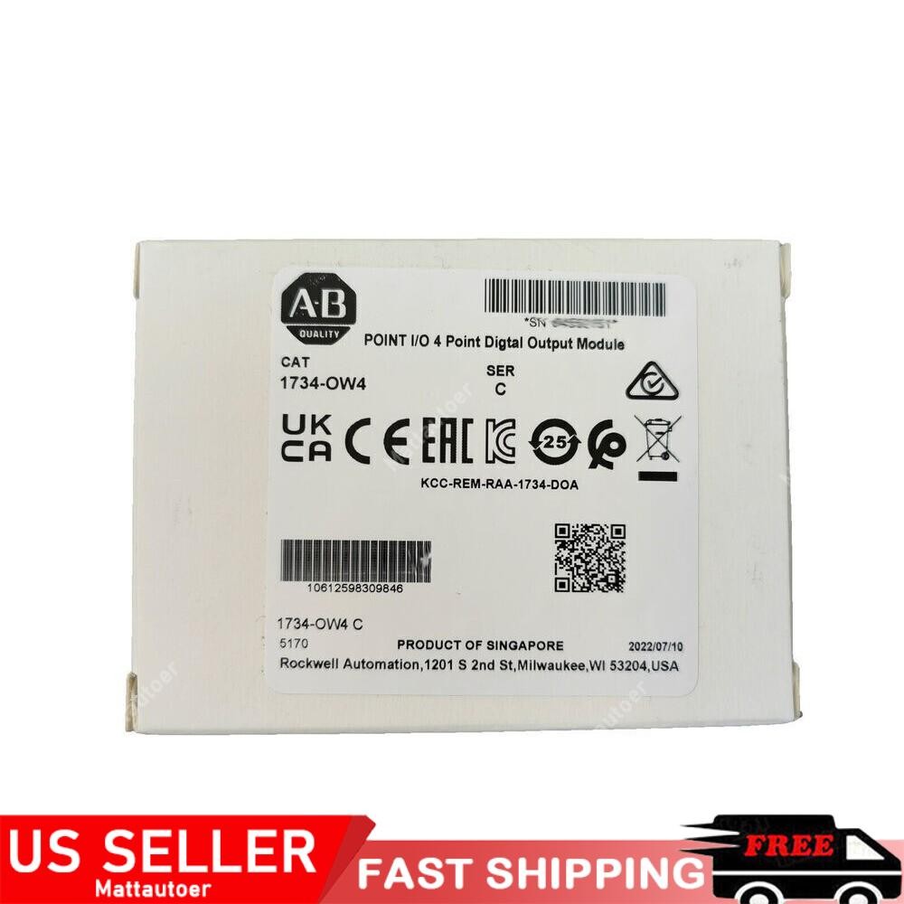 New AB 1734-OW4 Point I/O 4 Point Digital Output Module 1734OW4 In US Free Tax