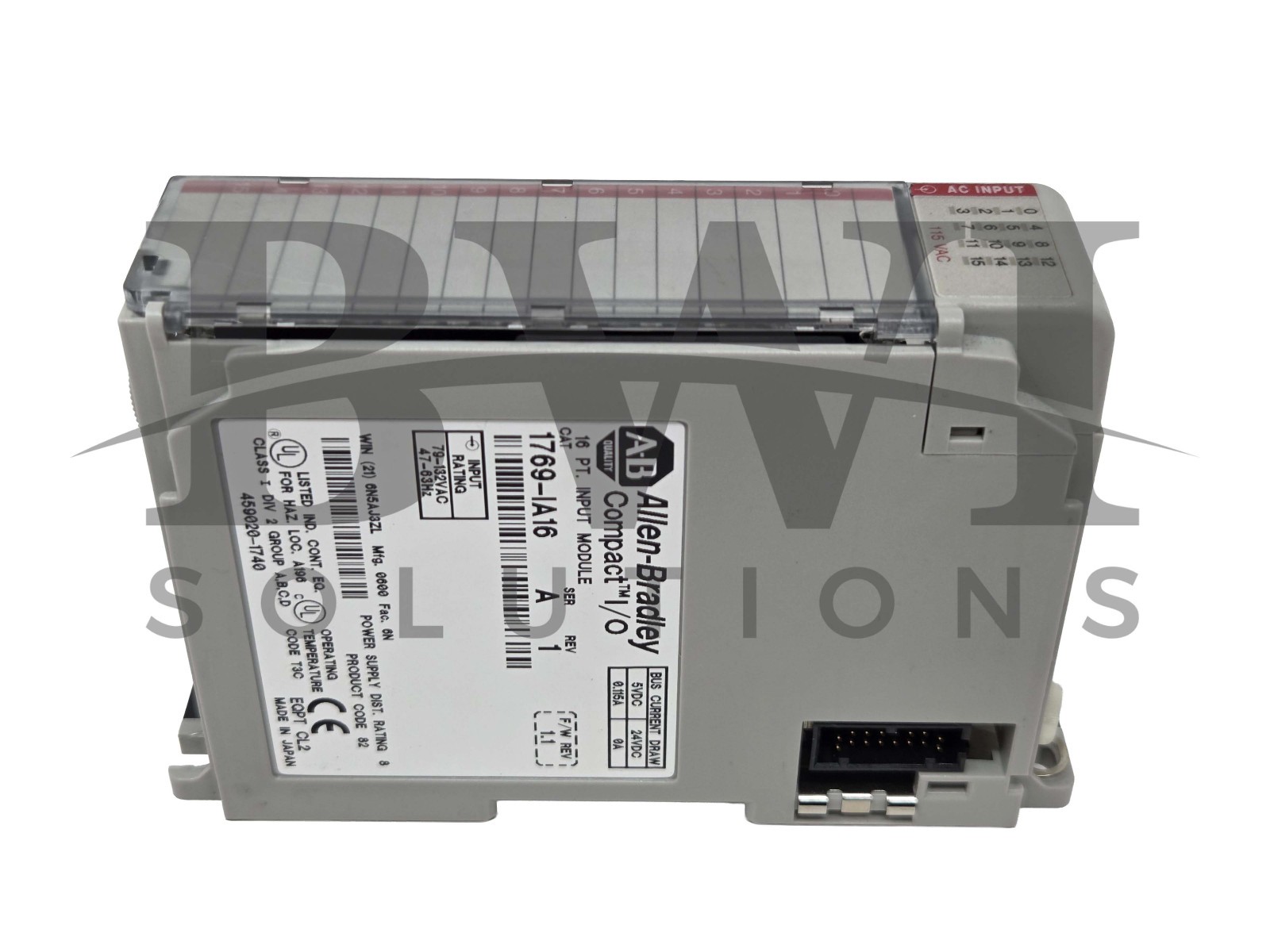 NEW Allen Bradley 1769-IA16 /A Compact I/O 16-Point Input Module Rev 01 1769IA16