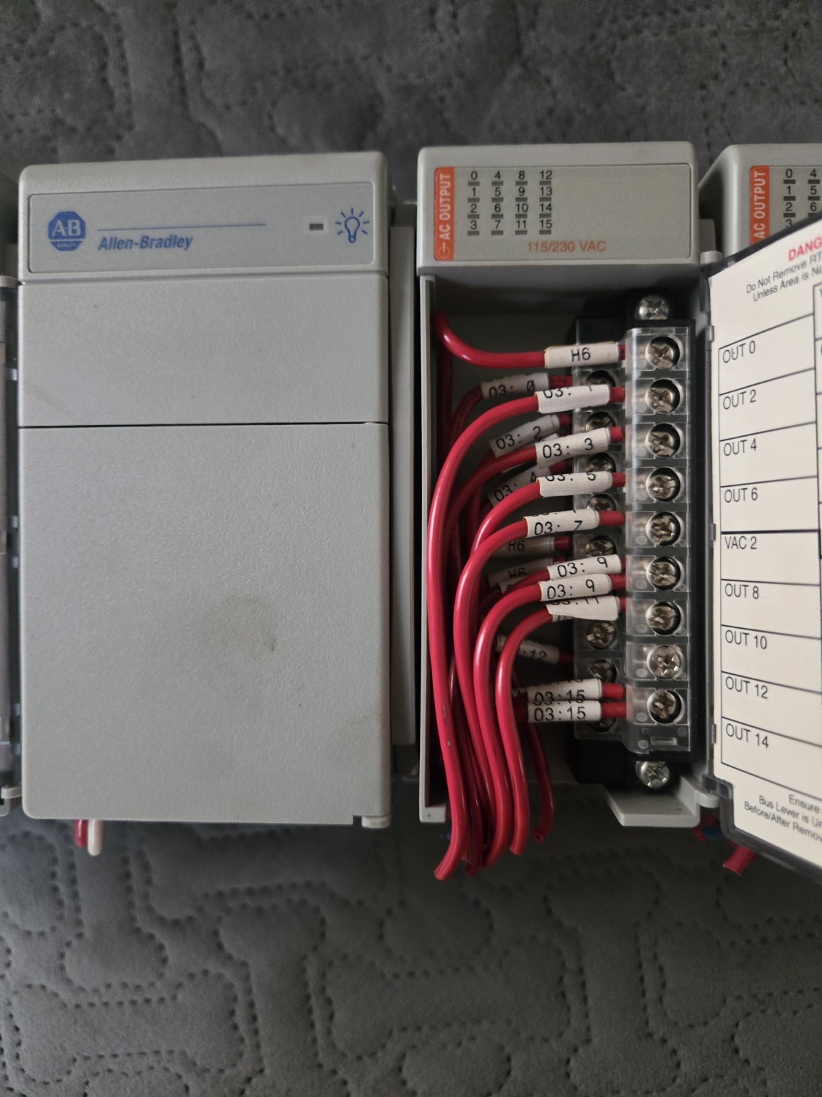 Allen-Bradley CompactLogix L32E 1769-L32E PLC EtherNet/IP w/ 1769-IA16 OF2