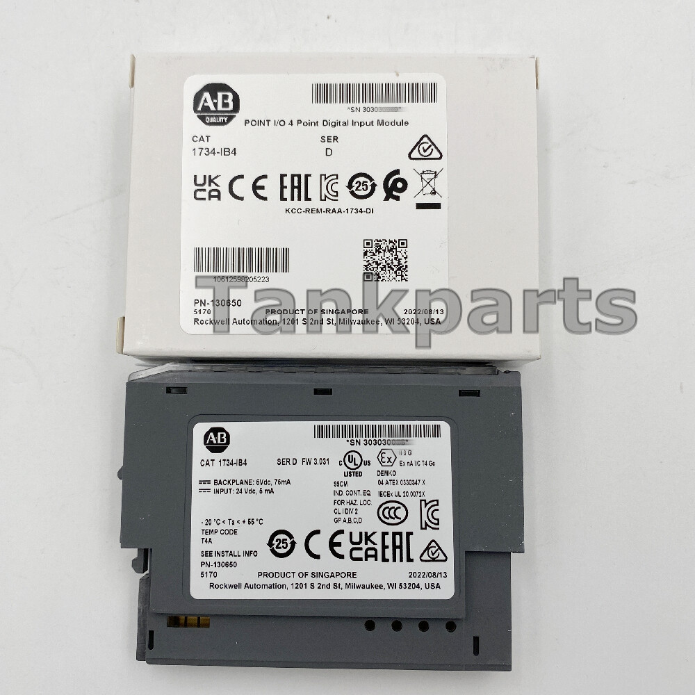 AB 1734-IB4 Point I/O 4 Point Digital Input Module 1734IB8 NEW Factory Sealed TX