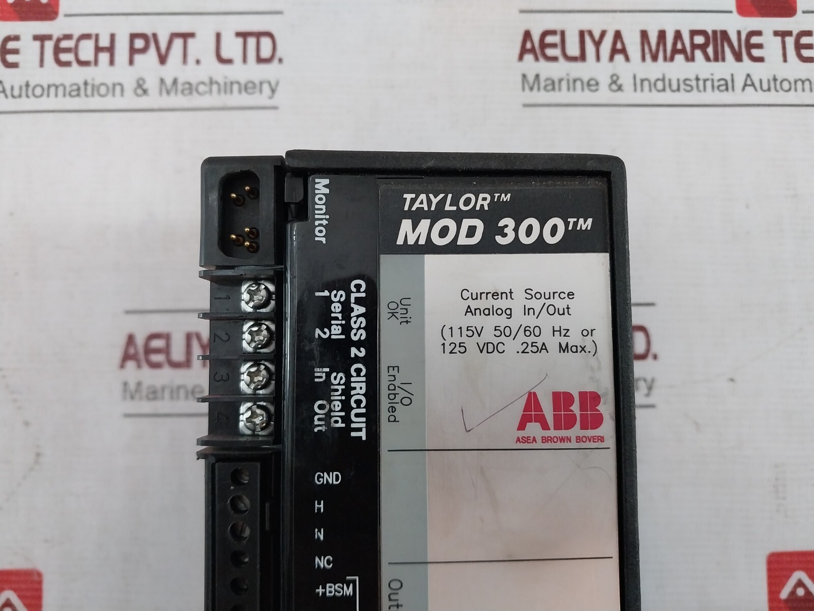 ABB MOD 300 Current Source Analog In/Out Module 0.25A 50mA 6231BP10910