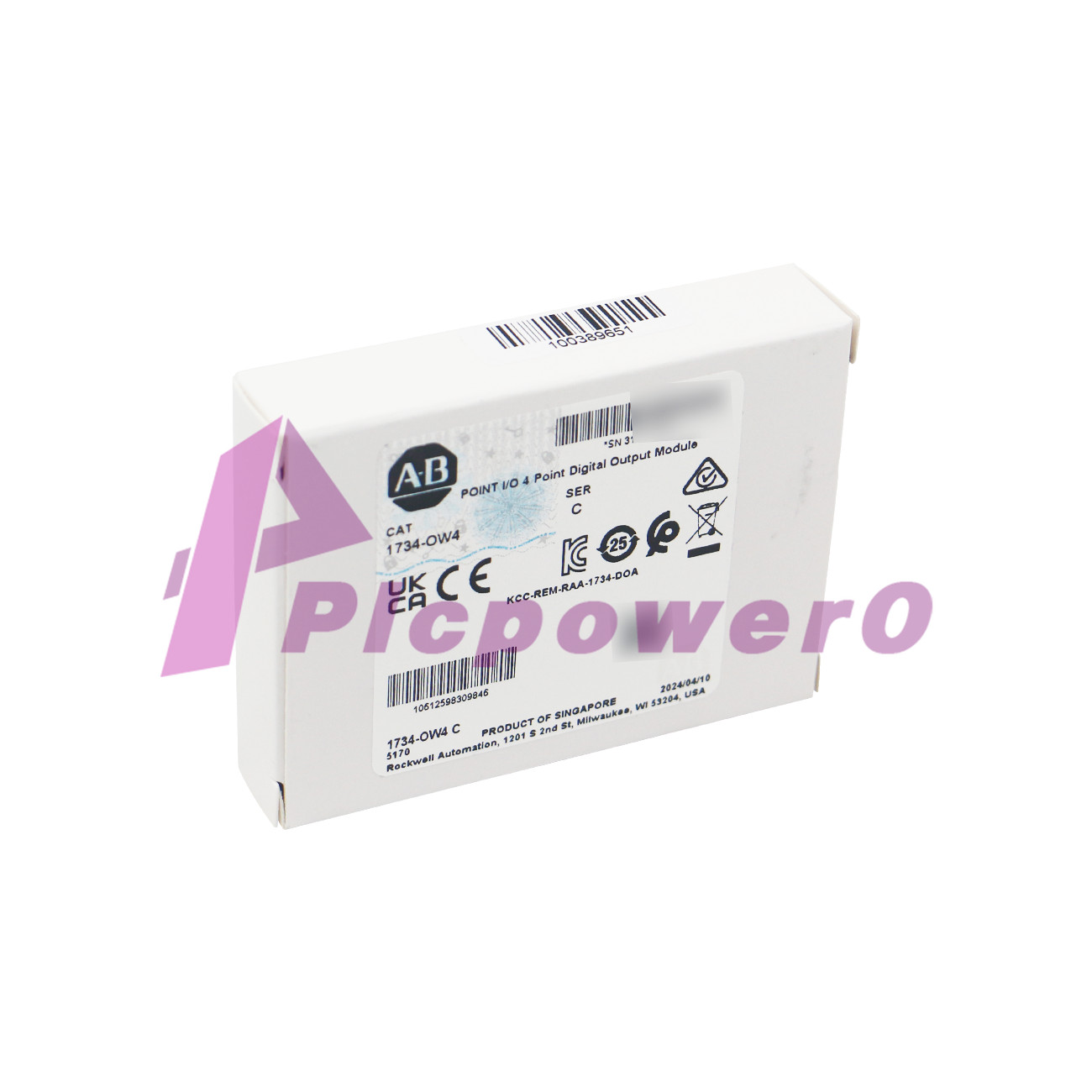 NEW Allen-Bradley 1734-OW4 AB POINT I/O 4Point Digital Output Module 1734OW4