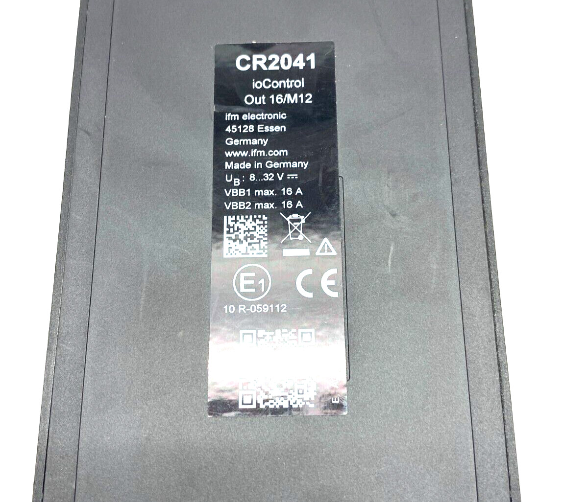 Ifm CR2041 ioControl Out 16/M12, Output Module for Mobile Machines
