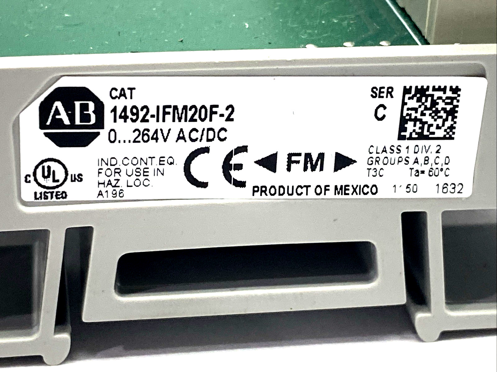 Allen Bradley 1492-IFM20F-2 Ser. C 20-Point Digital Interface Module LOT OF 2