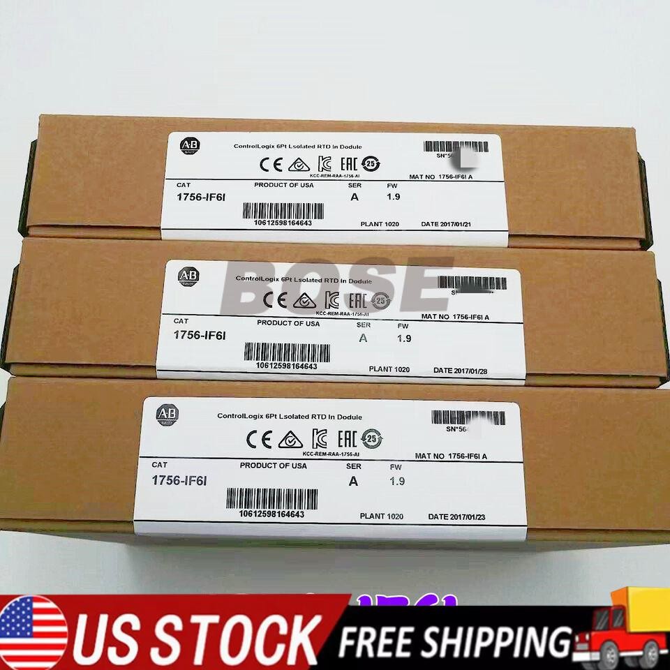 New Factory Allen-Bradley 1756-IF6I Controllogix Analog Isolated Input Module US