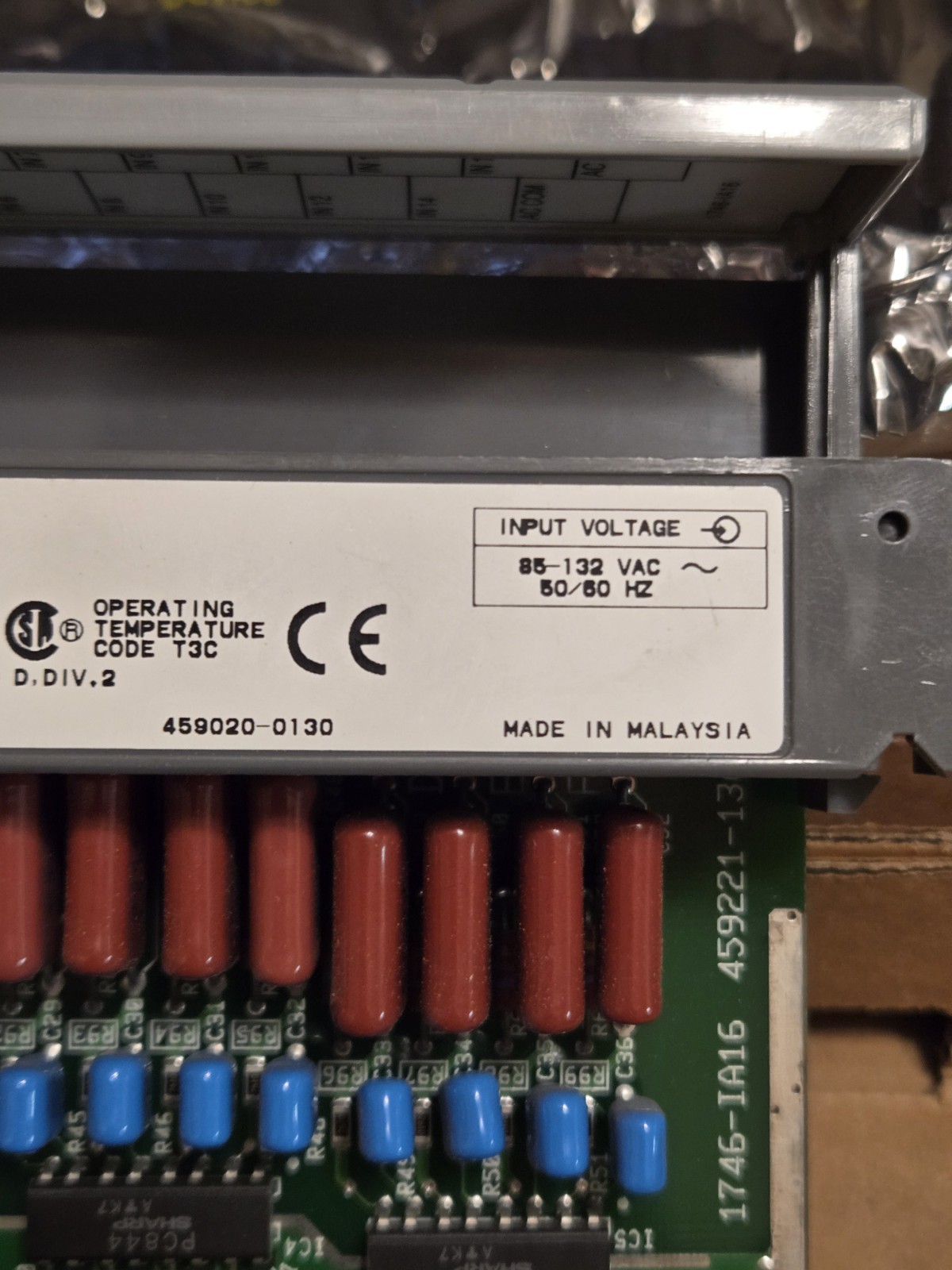 Allen-Bradley 1746-IA16 SLC 500 AC Input Module 16-Point 85-132VAC