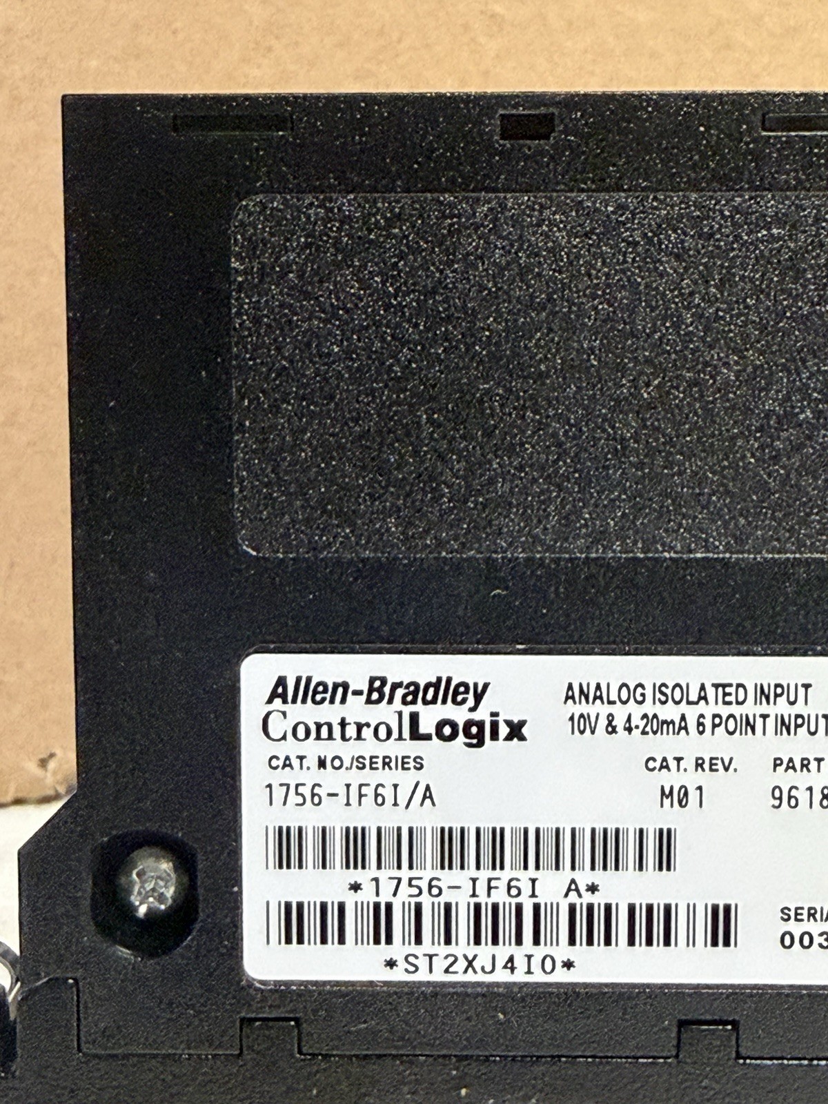 Allen Bradley 1756-IF6I ControlLogix Analog Input 6-Ch Isolated Module Ser A