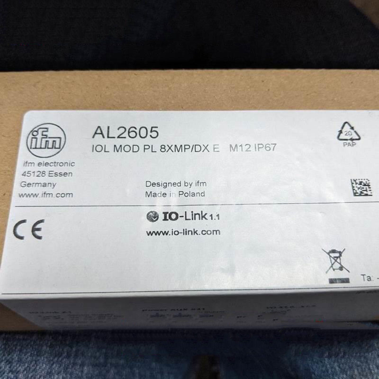 1PC IFM AL2605 IO-Link Module New In Box