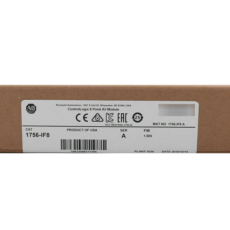 New Factory Sealed Allen-Bradley 1756-IF8 ControlLogix Point A/I Module 1756-IF8