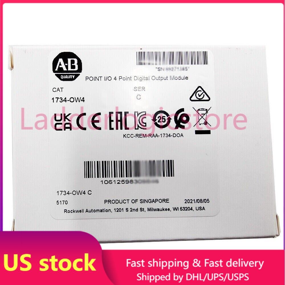 New AB 1734-OW4 POINT I/O 4 Point Digital Output Module 1734OW4 US Free Tax
