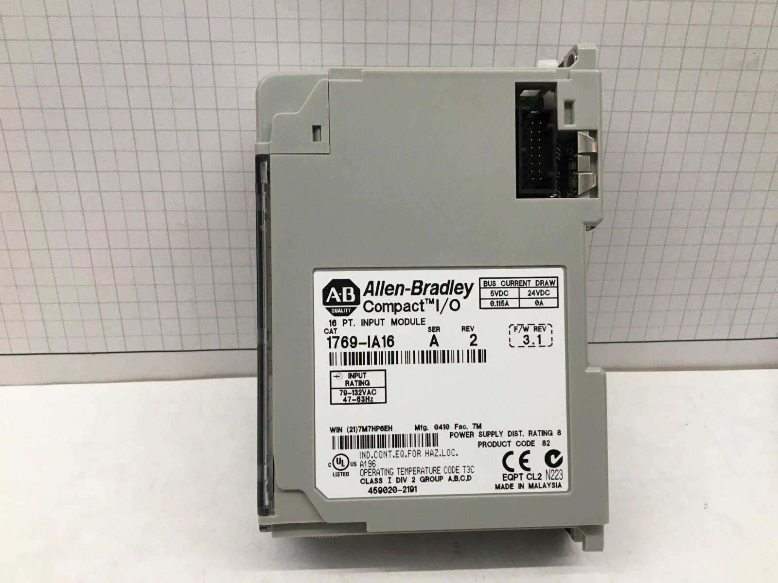 1pc New Allen-bradley 1769-IA16 CompactLogix 16 Pt 120VAC D/I Module 1769IA16