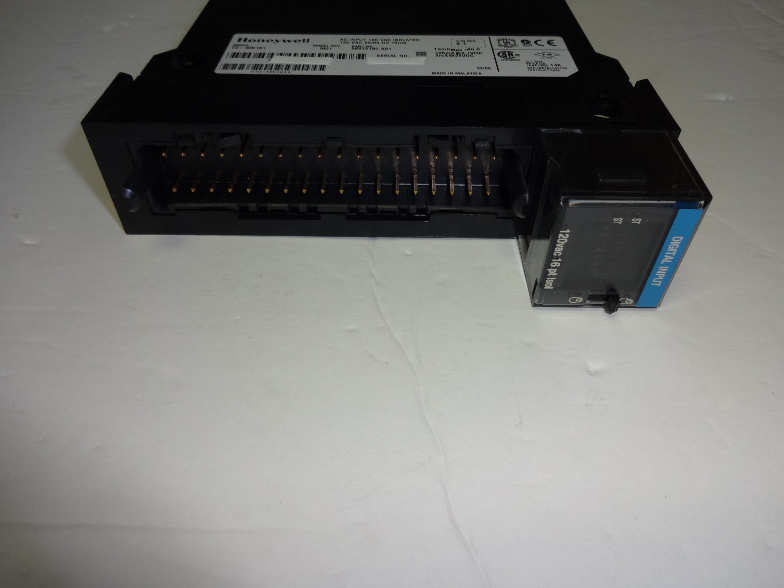 Honeywell AC Controllogix Isloated Input Module TC-IDK161