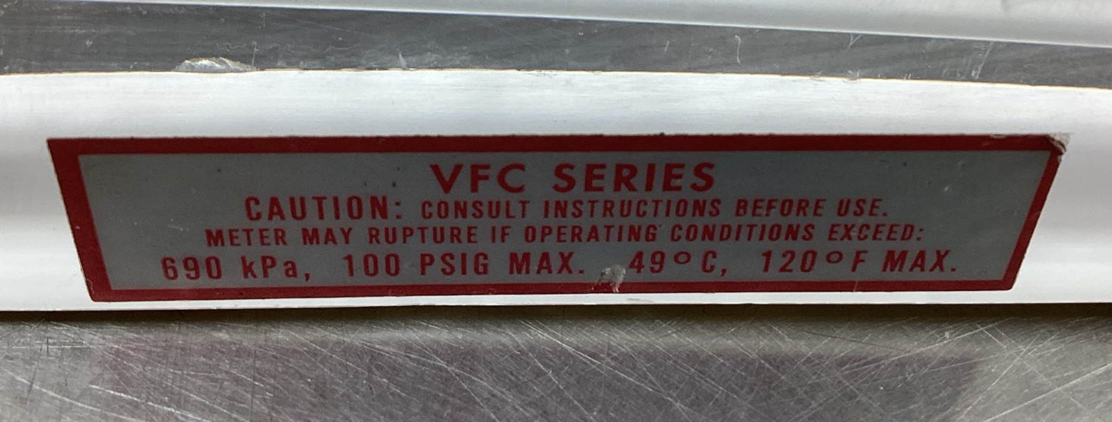 Dwyer Unknown Part # VFC Series 1-10 GPM Water Flow Meter 100PSIG Max 6B-1