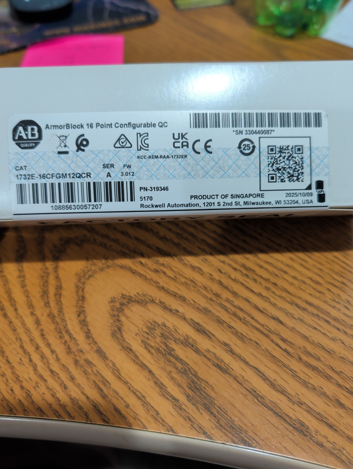 Allen Bradley 1732E-16CFGM12QCR /A ArmorBlock Module *NEW Factory SEALED BOX