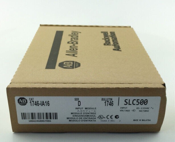 New Sealed NEW PLC 1746-IA16 Ser D SLC 500 Input Module 1746 IA16 US