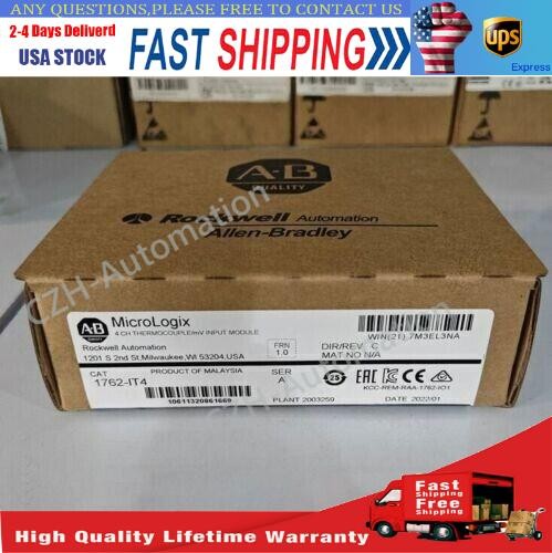 Allen Bradley 1762-IT4 Ser A Rev D FRN 1.0 MicroLogix Thermocouple Input Module