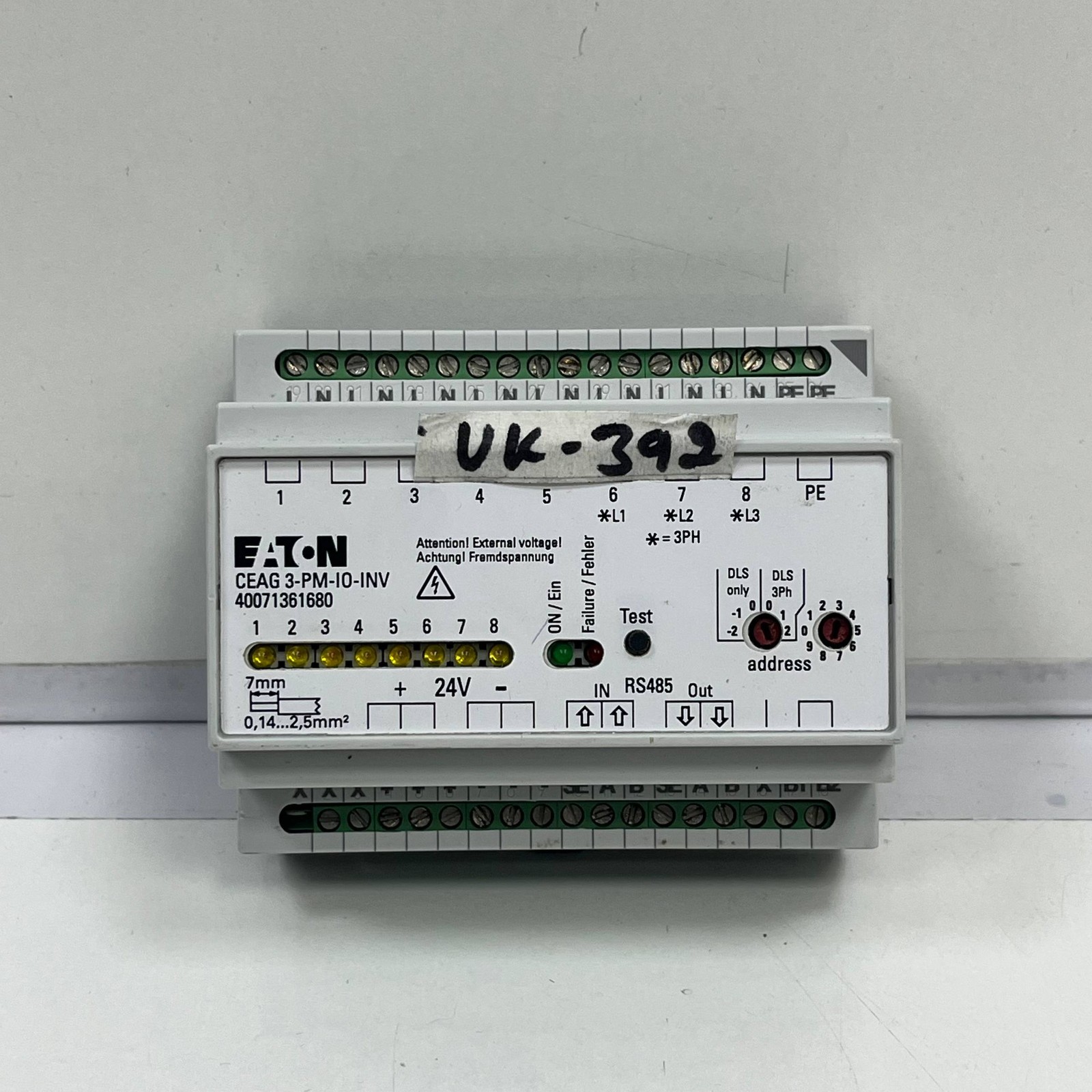 EATON CEAG 3-PM-IO-INV 40071361680 Monitoring module , UK#392