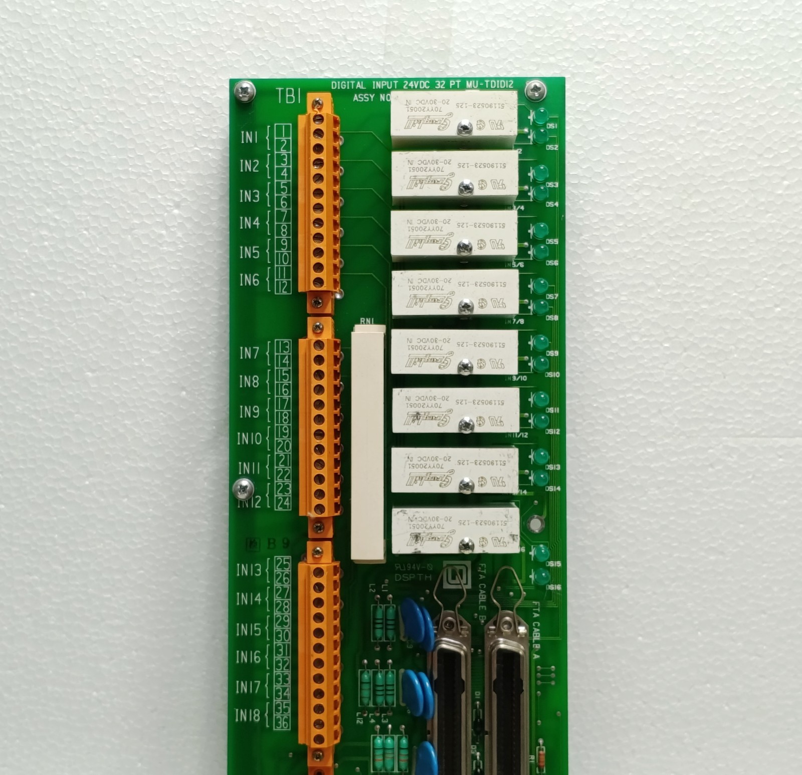 HONEYWELL 51304441-125 MU-TDID12 Digital Input 24VDC 32 PT FTA Module Board