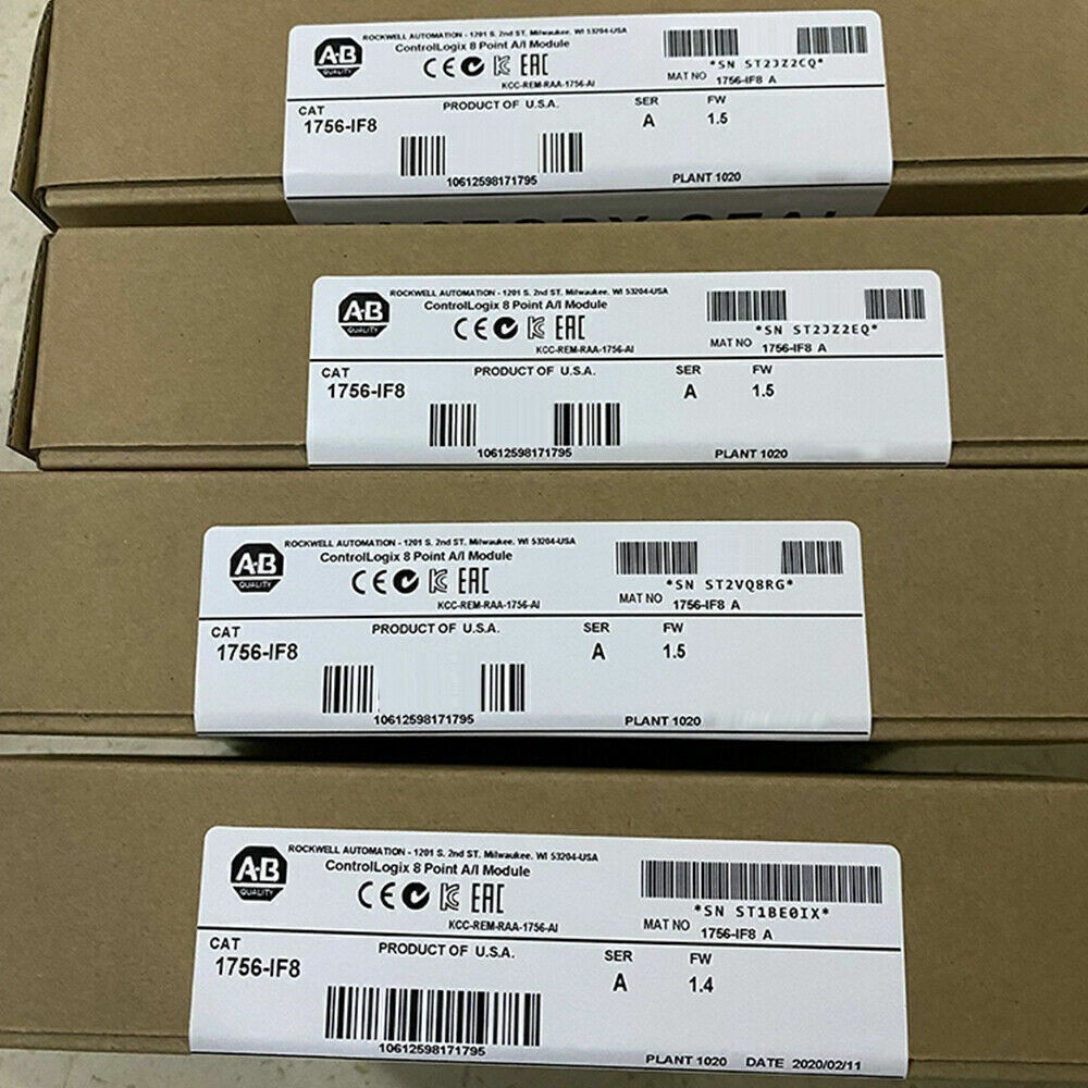 New AB 1756-IF8/A Controllogix 8 Point A/I Analog Input Module US Stock