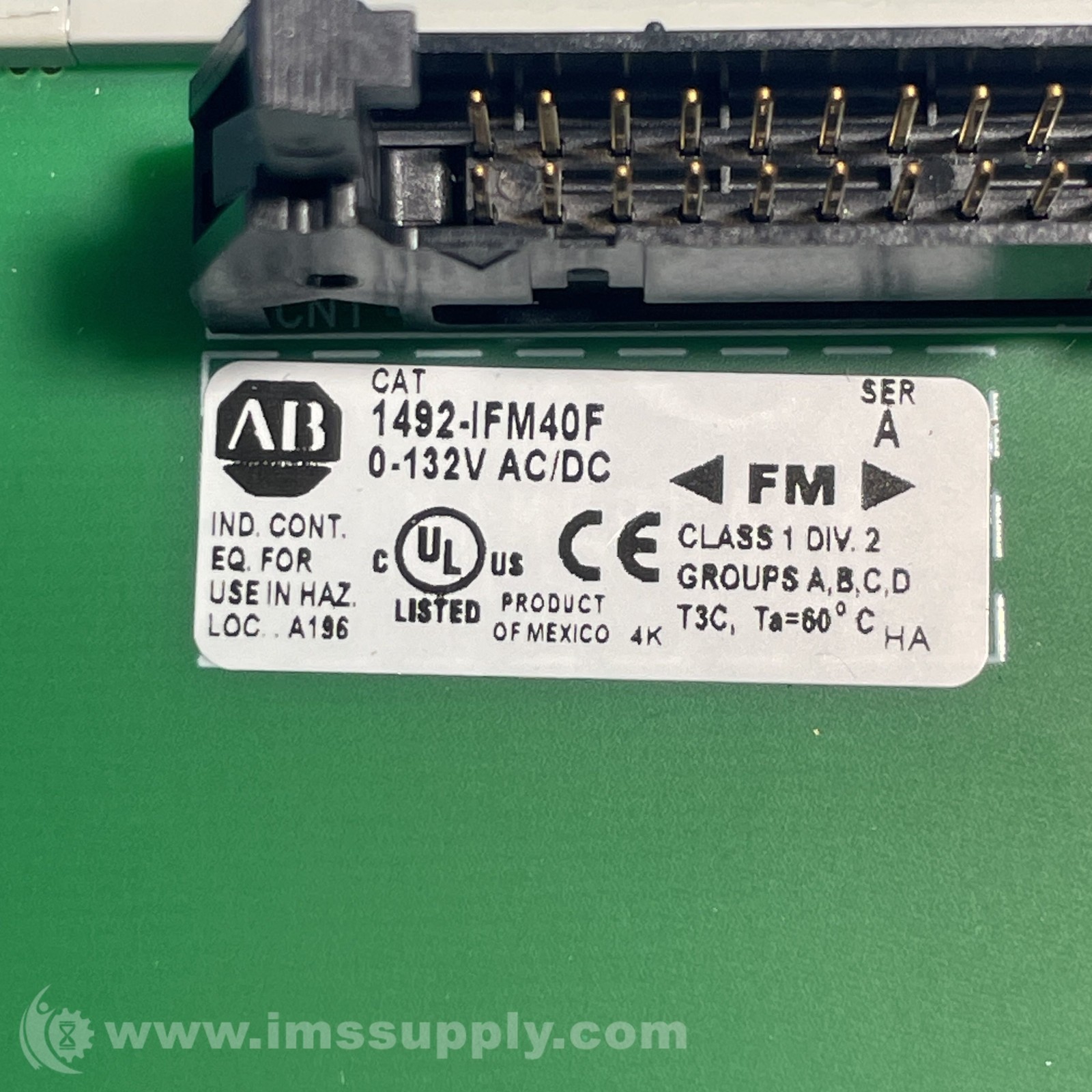 Allen Bradley 1492-IFM40F Series A Interface Module, Digital 3556