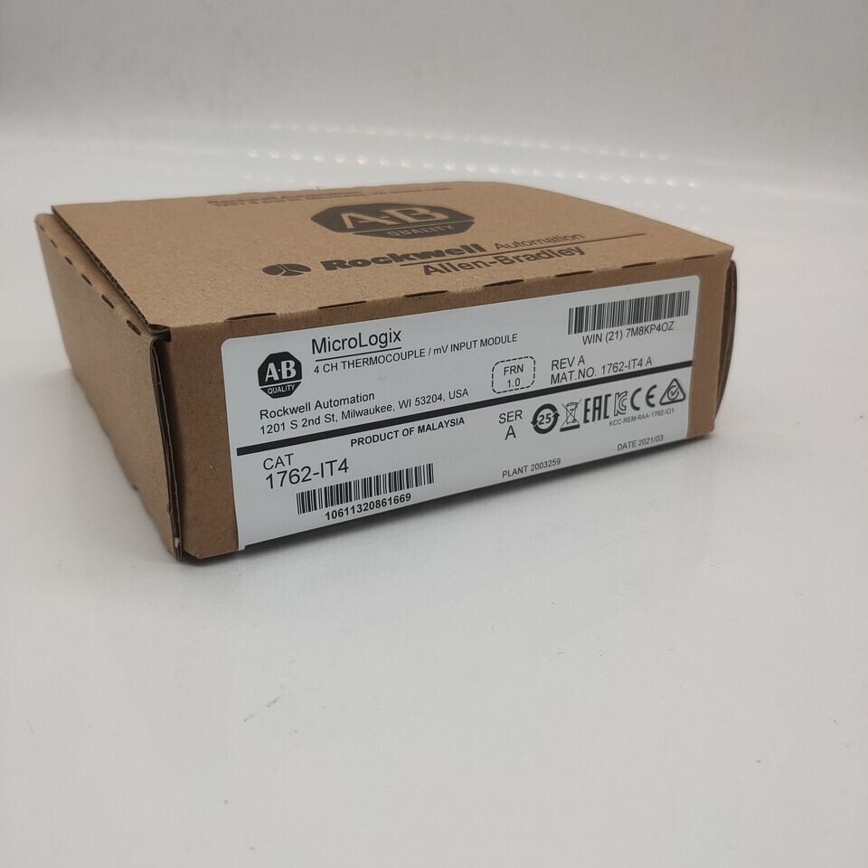 New AB 1762-IT4 AB 1762-IT4 SER A MicroLogix Themocouple/mV Module US