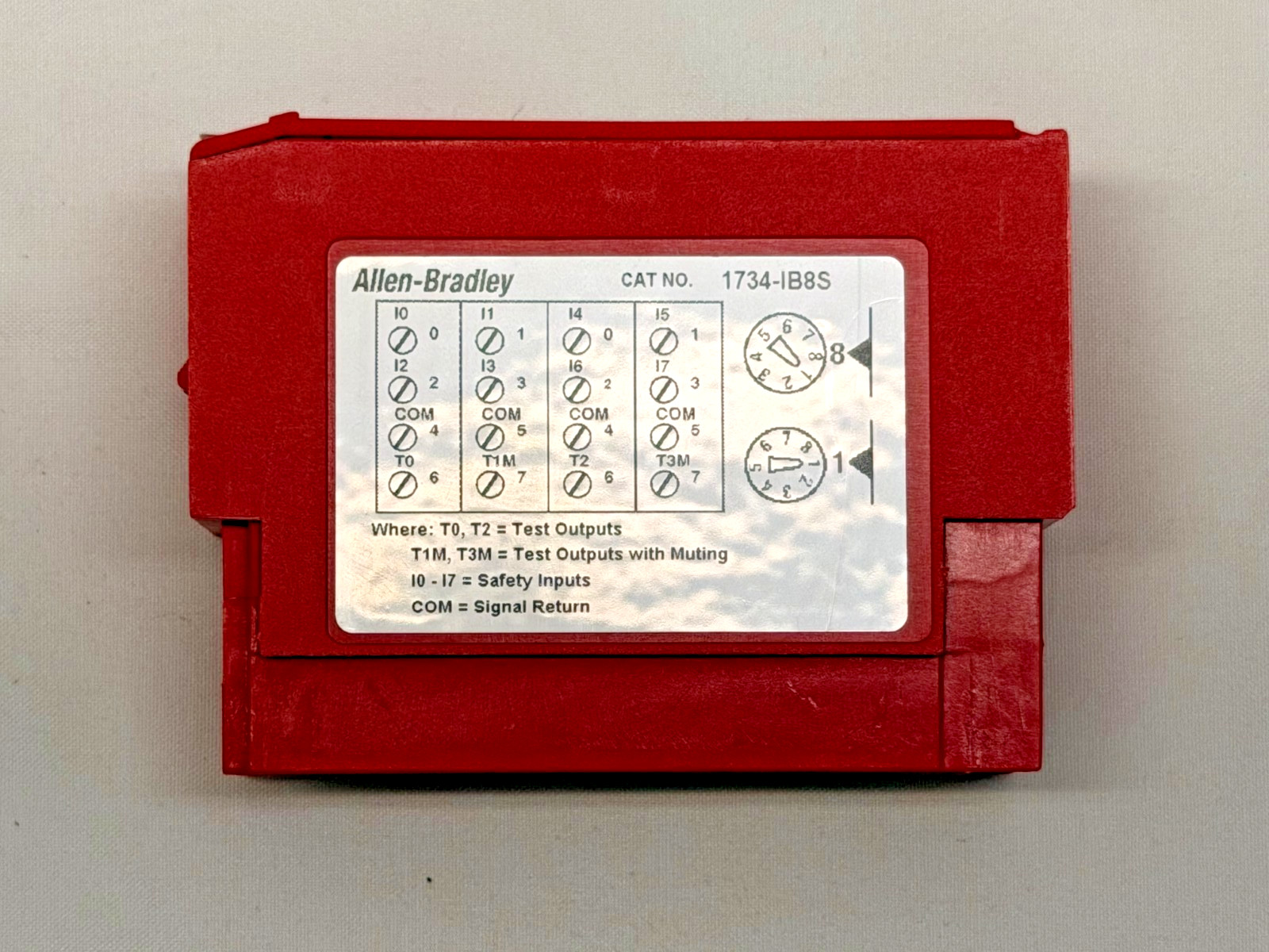 Allen-Bradley 1734-IB8S POINT I/O Safety Sink Input Module 8-Ch 24VDC Ser B