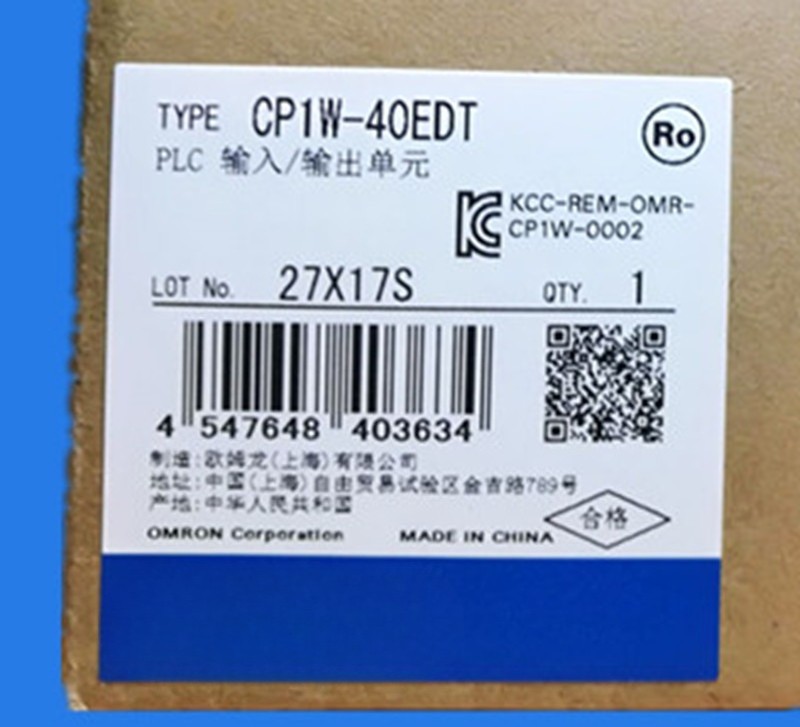 For Omron CP1W-40EDT CP1W40EDT PLC Module In Box