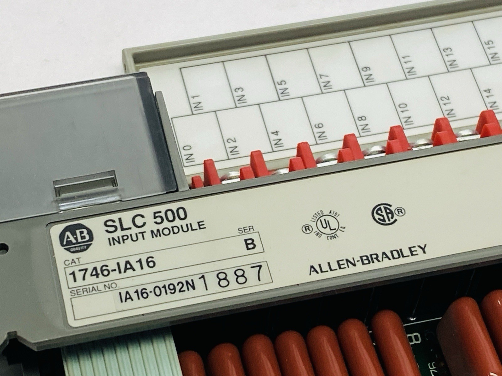 Allen Bradley 1746-IA16 Ser B PLC Input Module SLC 500