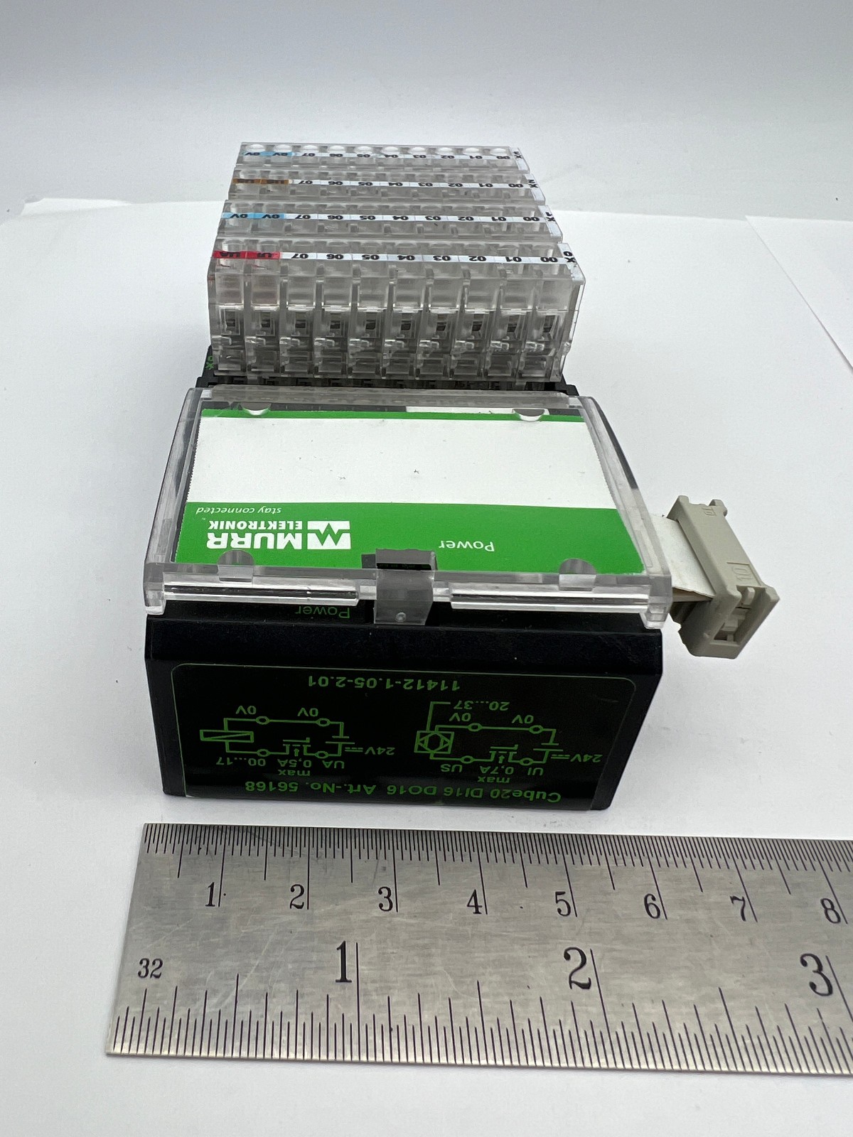 Murr Elektronik Cube20 DI16 DO16 56168 Fieldbus 16 Input Output Module GERMANY