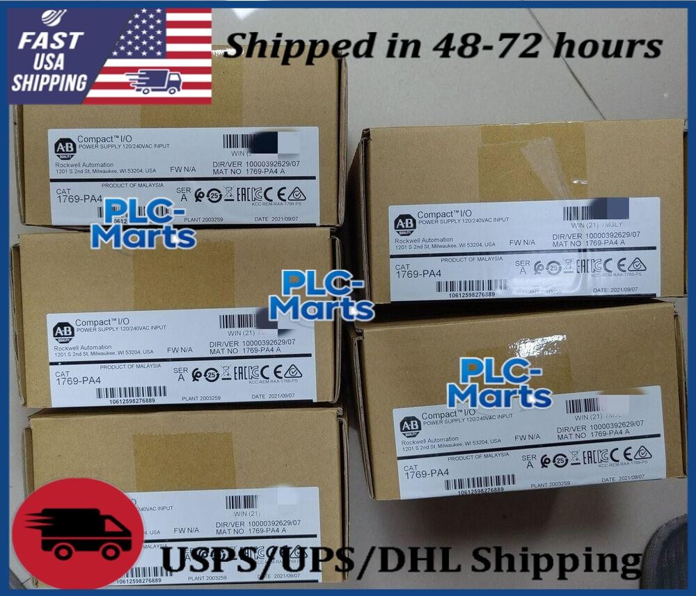 New Allen-Bradley 1769-PA4 SER A Compact Power Supply Module 1769PA4