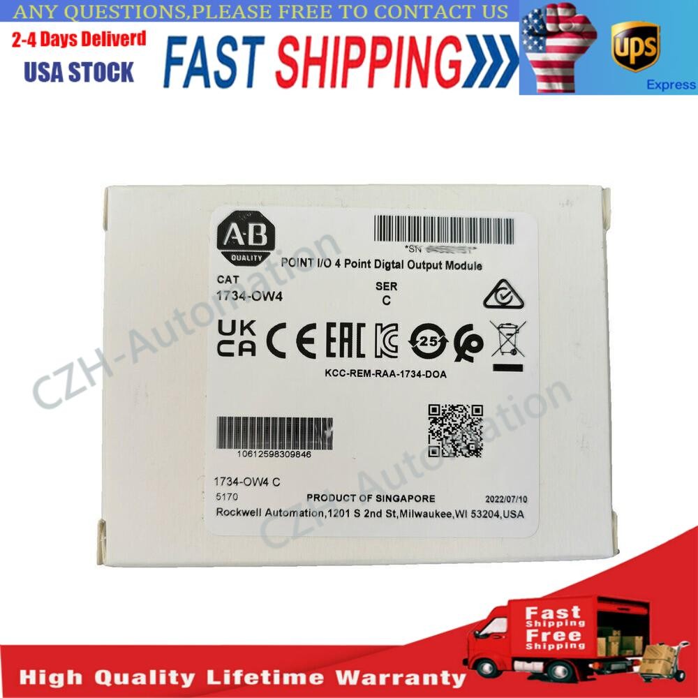 New AB 1734-OW4 Point I/O 4 Point Digital Output Module 1734OW4 In US Free Tax