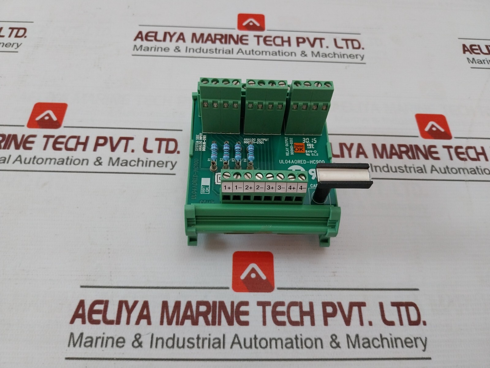 UL UL04AORED-HC900 Analog Input Output Module 94V-0 900A16-0101/900B01-0301