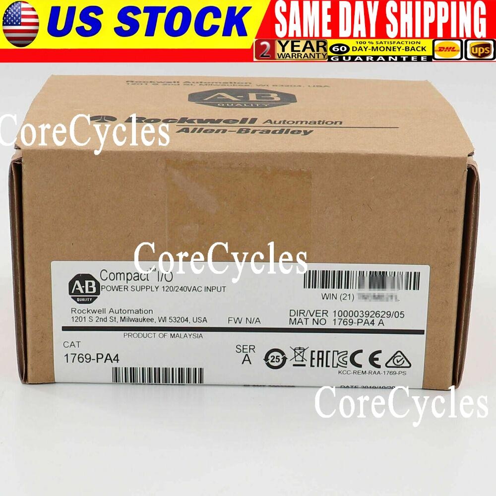 New AB 1769-PA4 SER A CompactLogix Power Supply Module 1769PA4 US Free Tax