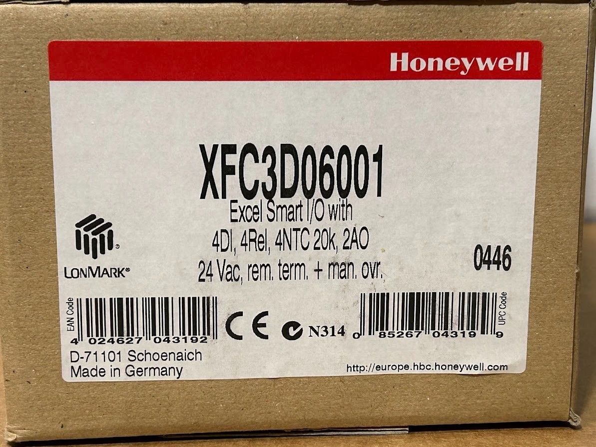Honeywell XFC3D06001 Excel Smart I/O NEW OPEN BOX