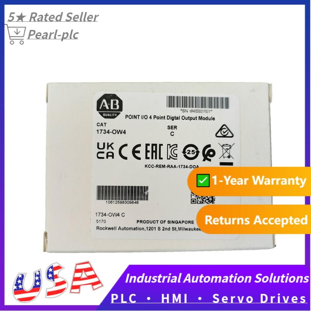 New AB 1734-OW4 Point I/O 4 Point Digital Output Module 1734OW4 In US Free Tax