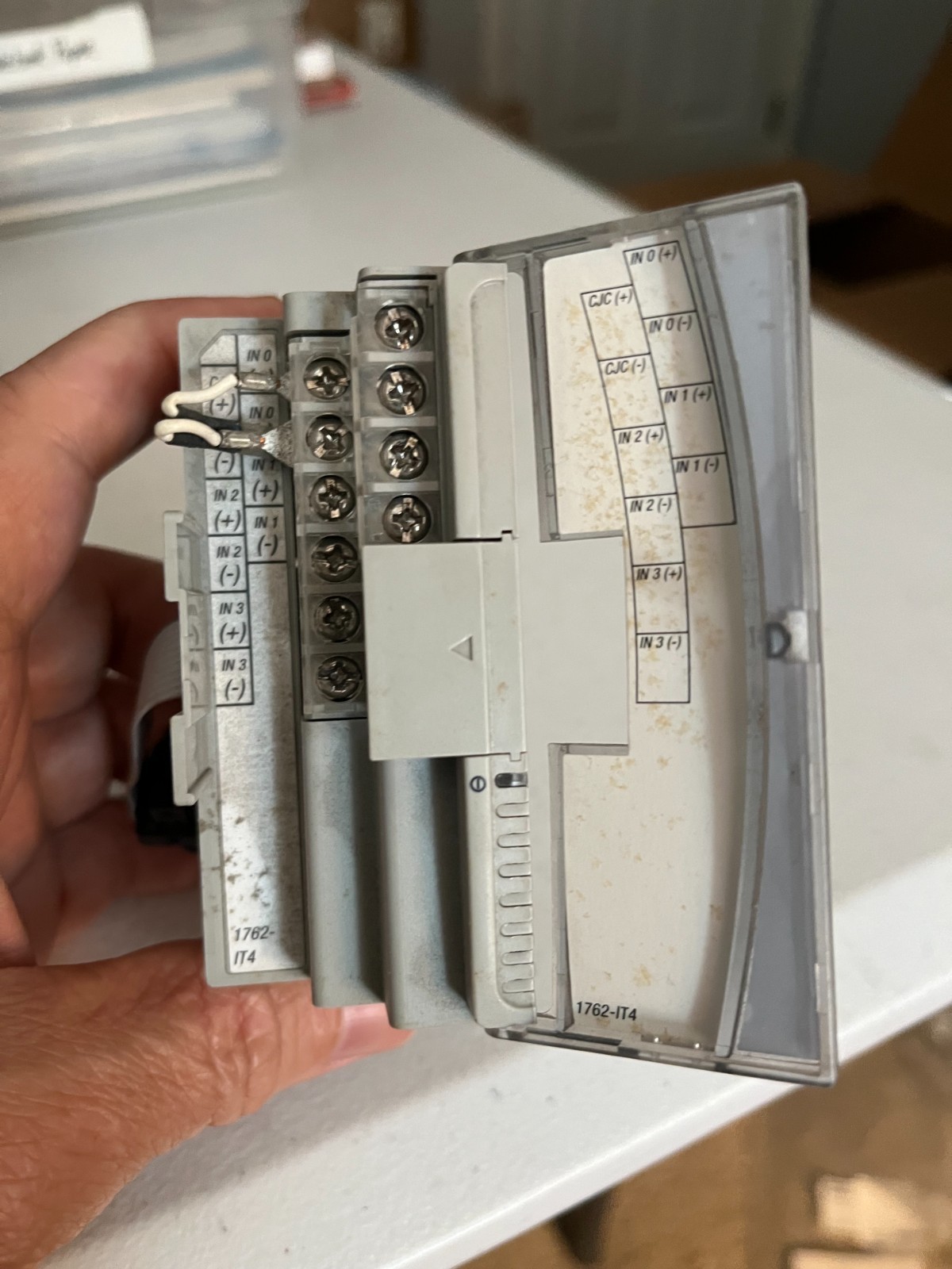 Allen Bradley 1762-IT4 MicroLogix Thermocouple / MV Input Module
