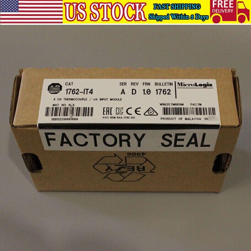 1762-IT4 New Sealed AB MicroLogix Themocouple/mV Module 1762IT4 US Free Tax